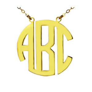 Block Monogram (3 Letters)